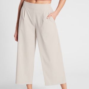 NWT Athleta Brooklyn Wide Leg Crop Pants - 6